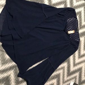 Women’s navy blouse